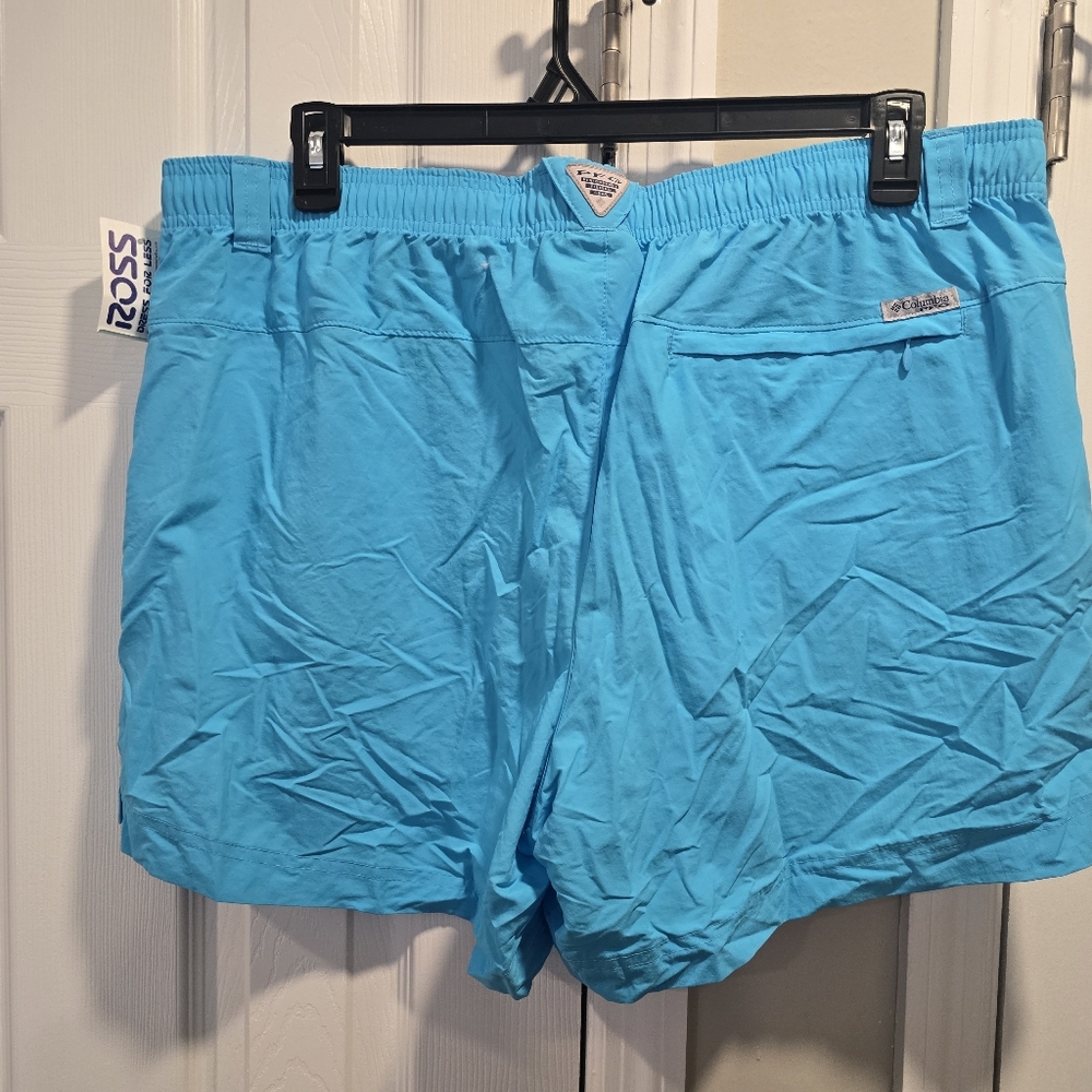 Women's Athletic Shorts in Blue - Picture 2 of 2